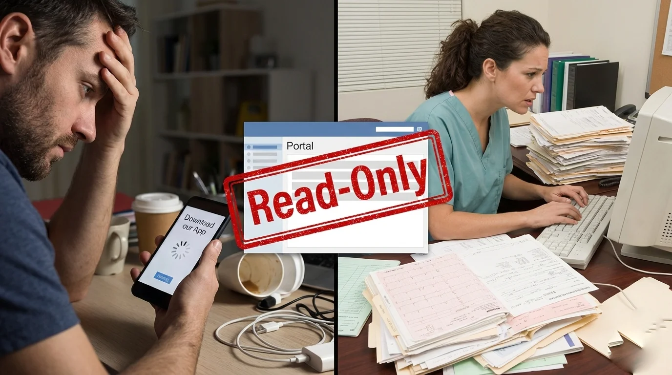 AI appointment scheduling interface showing healthcare automation