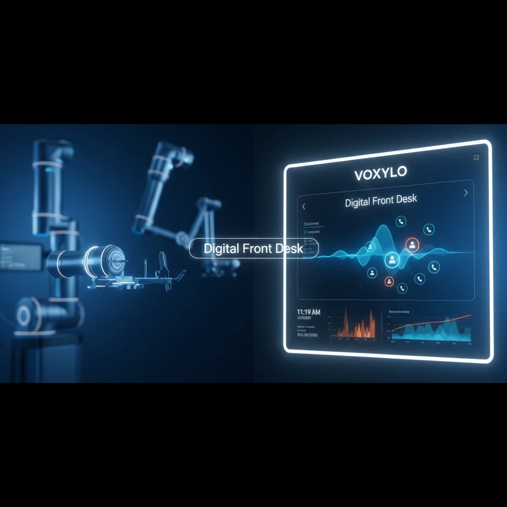 AI appointment scheduling interface showing healthcare automation